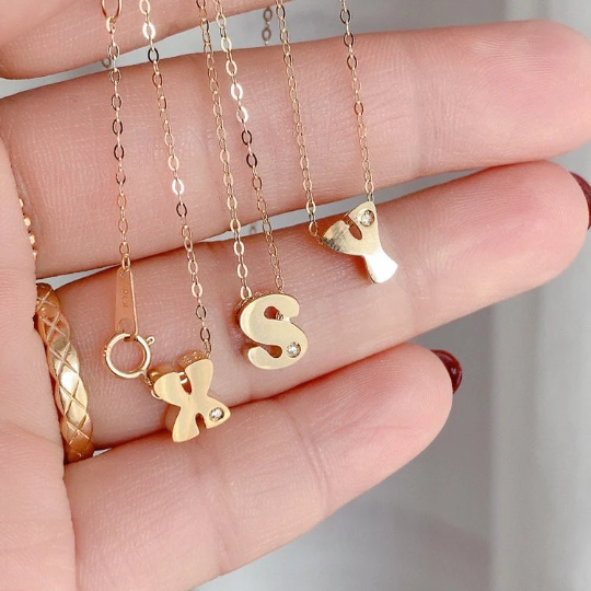 Thick Mix & Match Letter Necklace