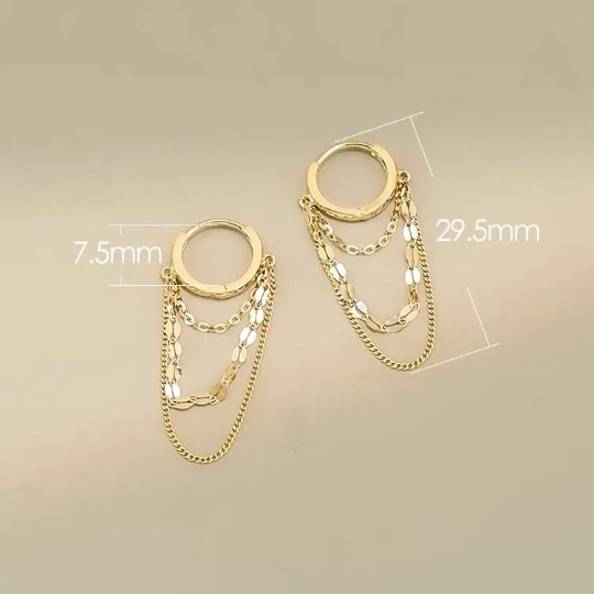 Lace Chain Earrings